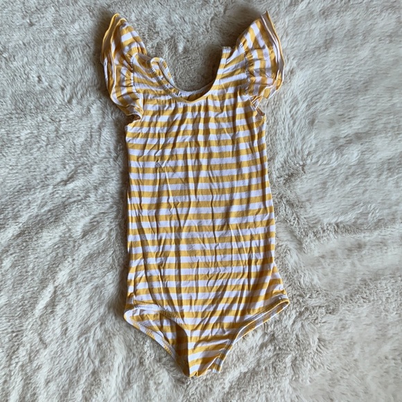 This Tribe Of Three | Yellow Striped Leotard | 7/8 - Picture 3 of 12